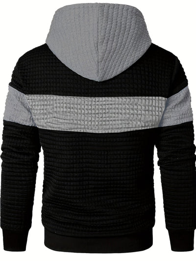 Fredric - Blockierung Stilvoller Kapuzenpullover Schweiß Hemd