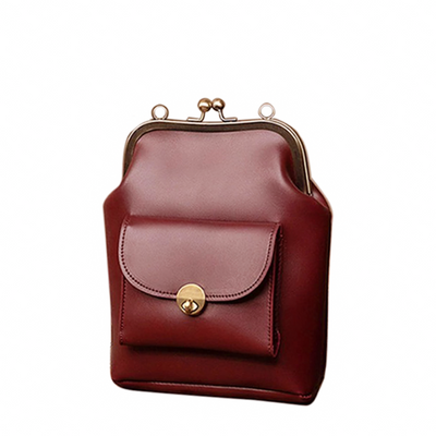 Vintage Kussverschluss Tasche - Retro Chic Essentiell