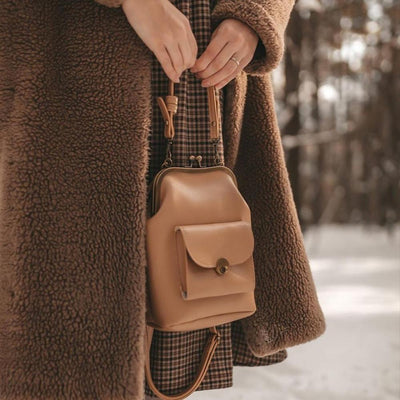 Vintage Kussverschluss Tasche - Retro Chic Essentiell