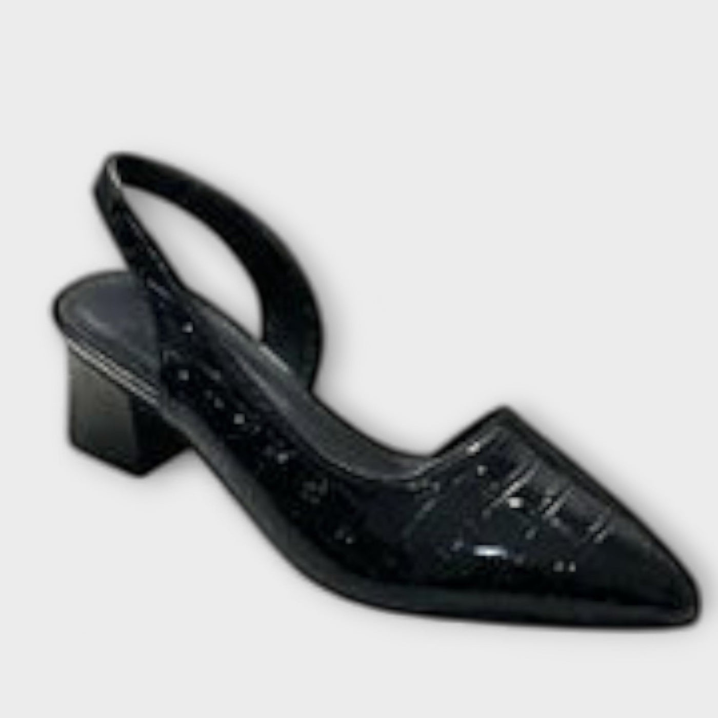Bethany - Unregelmäßige Slingbacks Klobige Absätze
