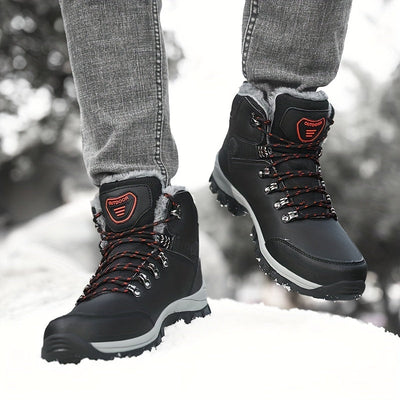 Braylen | Herren Winterstiefel Outdoor Schnürer mit Warmfutter & rutschfester Sohle