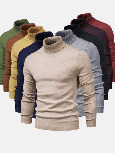 Griffin | Herren Rollkragenpullover | Eleganter Baumwoll-Look