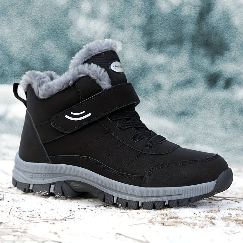 Sabina | Unisex Winterstiefel Knöchelhoch mit Riemenverschluss & Warmem Innenfutter