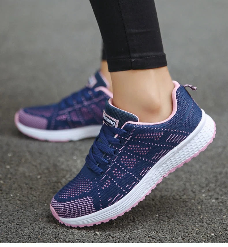 Damen Atmungsaktive Sneakers mit ergonomischer Sohle