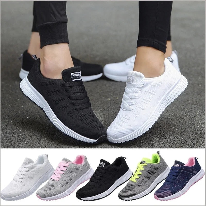 Damen Atmungsaktive Sneakers mit ergonomischer Sohle