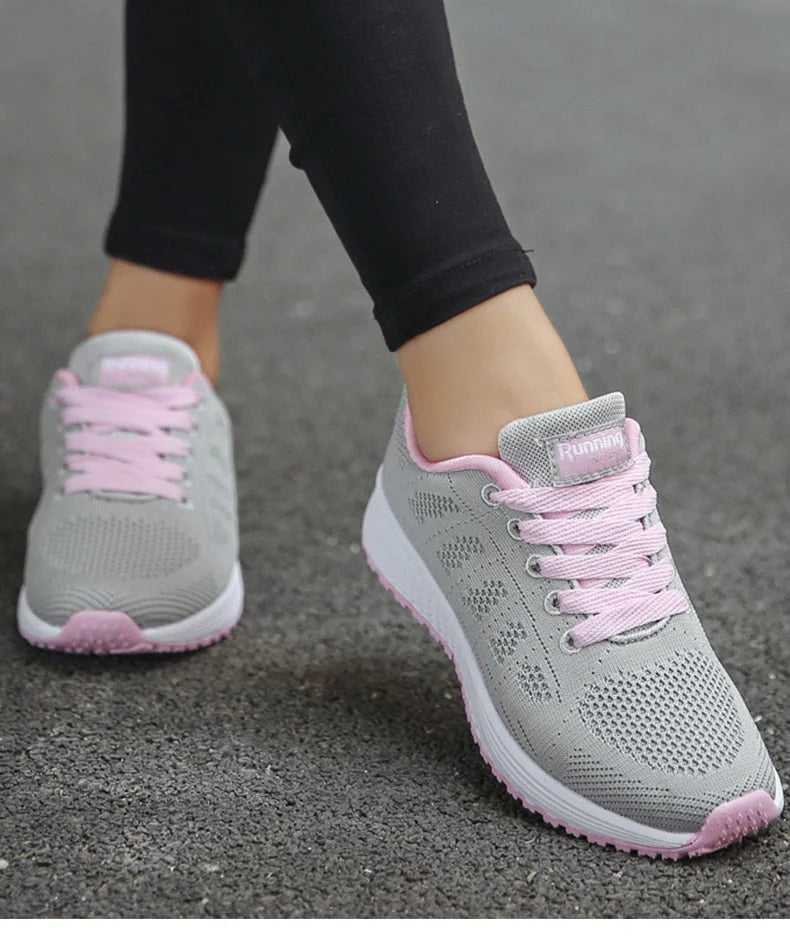 Damen Atmungsaktive Sneakers mit ergonomischer Sohle
