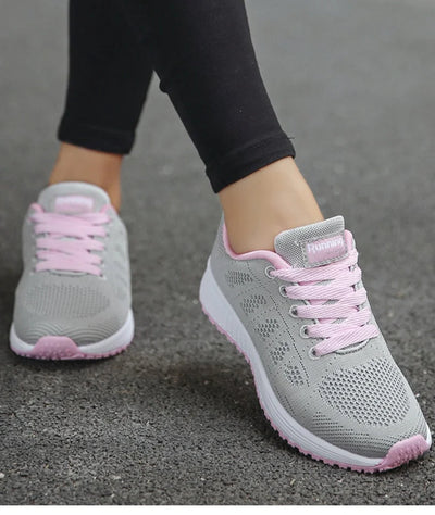 Damen Atmungsaktive Sneakers mit ergonomischer Sohle