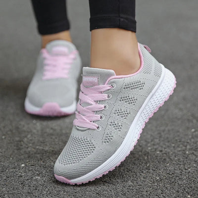 Damen Atmungsaktive Sneakers mit ergonomischer Sohle