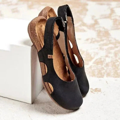 Damen Geschlossene Sandalen Mit Orthopädischer Sohle