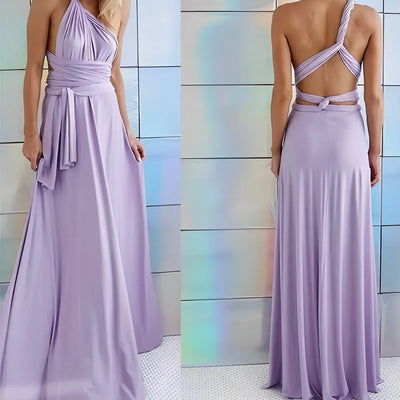 Damen Maxikleid mit verstellbarem Nackenband