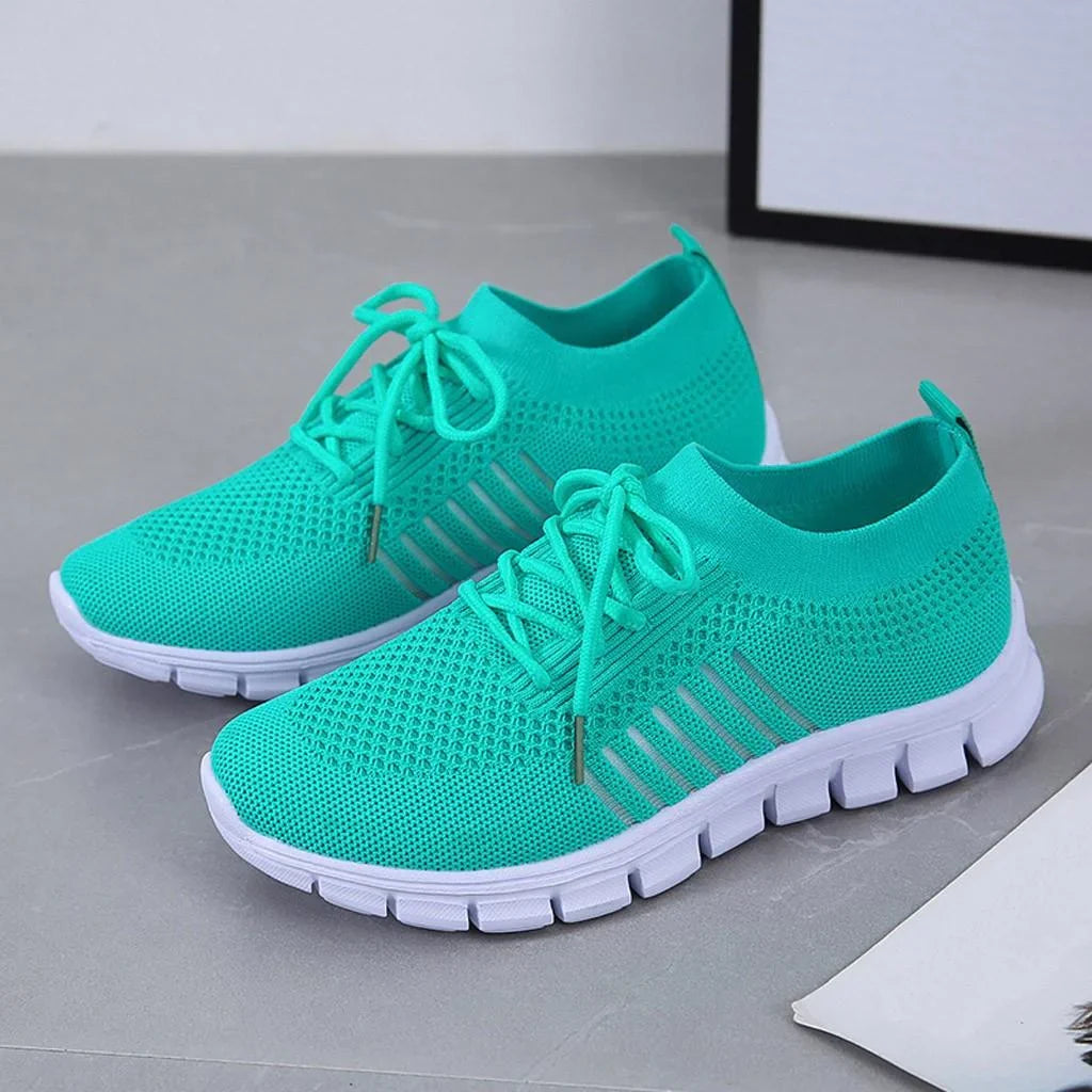Damen Orthopädische Sneakers mit Atmungsaktivem Netz
