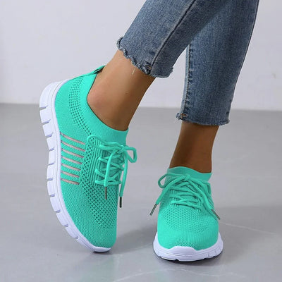 Damen Orthopädische Sneakers mit Atmungsaktivem Netz
