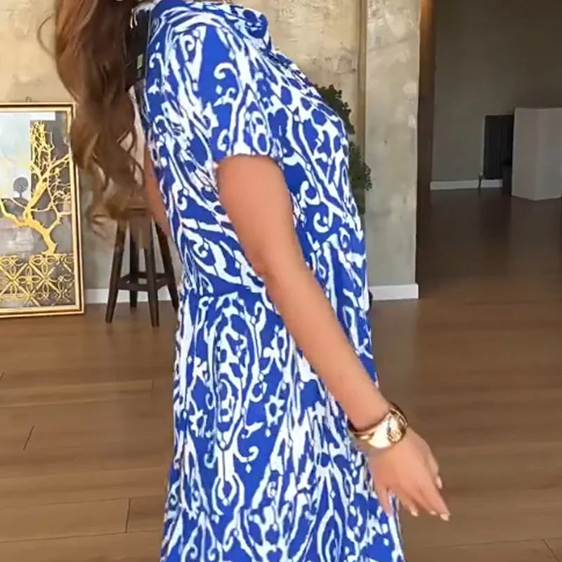 Jubilee – Locker Geschnittenes A-Linien-Kleid Mit Drucken