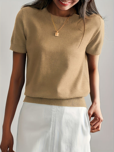 Jacquie - Lässiges T-Hemd Mit Hoher Elastizität