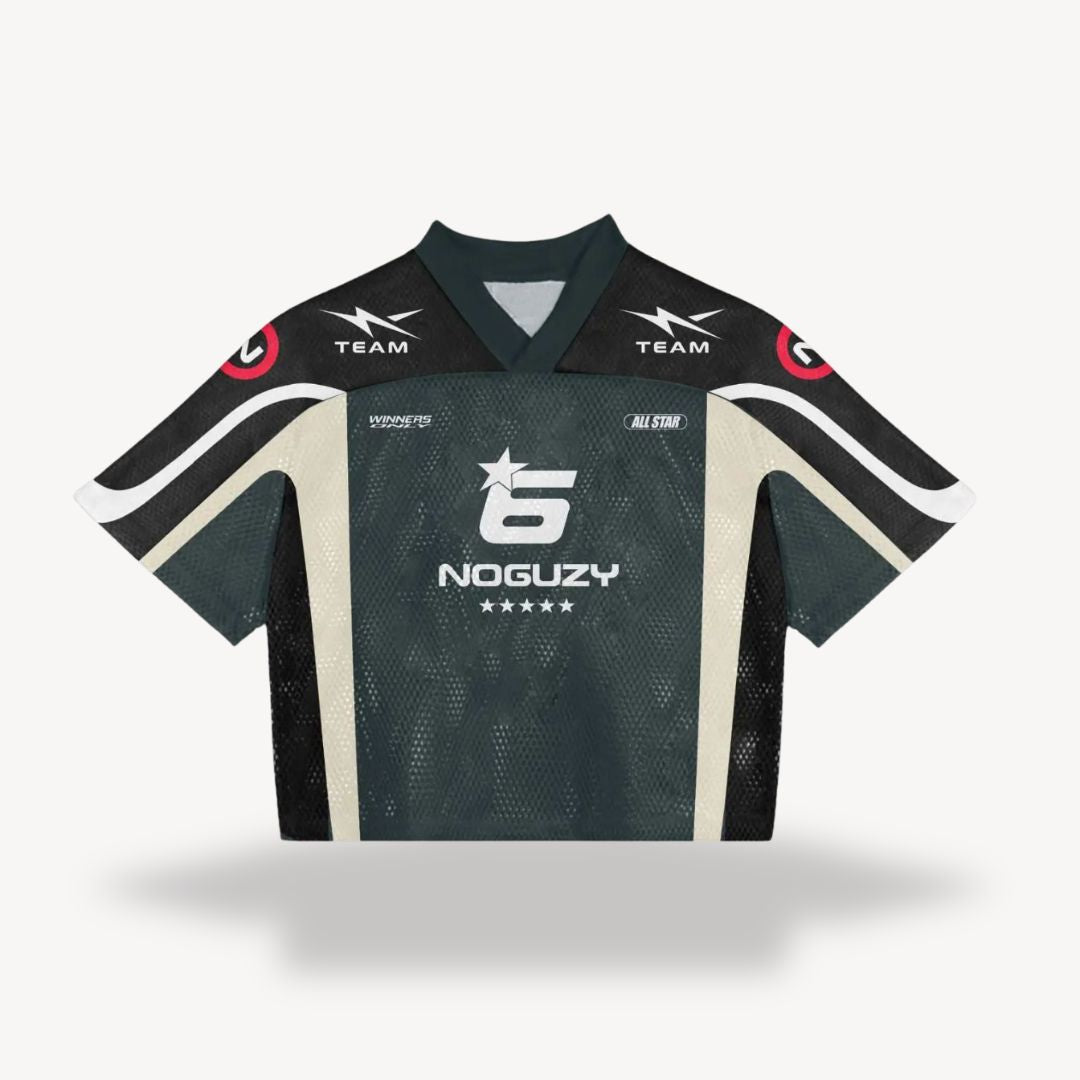 Sahari – Retro-Fußballshirt mit Vintage-Print