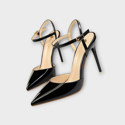 Bella - Grüne Samt-Stiletto-Absätze
