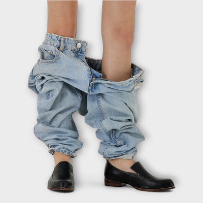 Junia – Schwarze Loafer mit spitzer Zehenpartie
