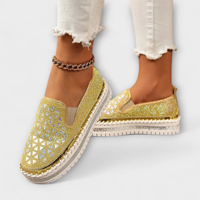 Vada – Mit Strasssteinen besetzte Slipper
