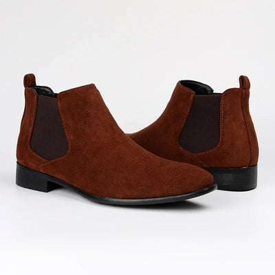 Prescott | Herren Chelsea Boots mit spitzer Zehenpartie & elastischen Seiteneinsätzen für eleganten Slip-On-Look