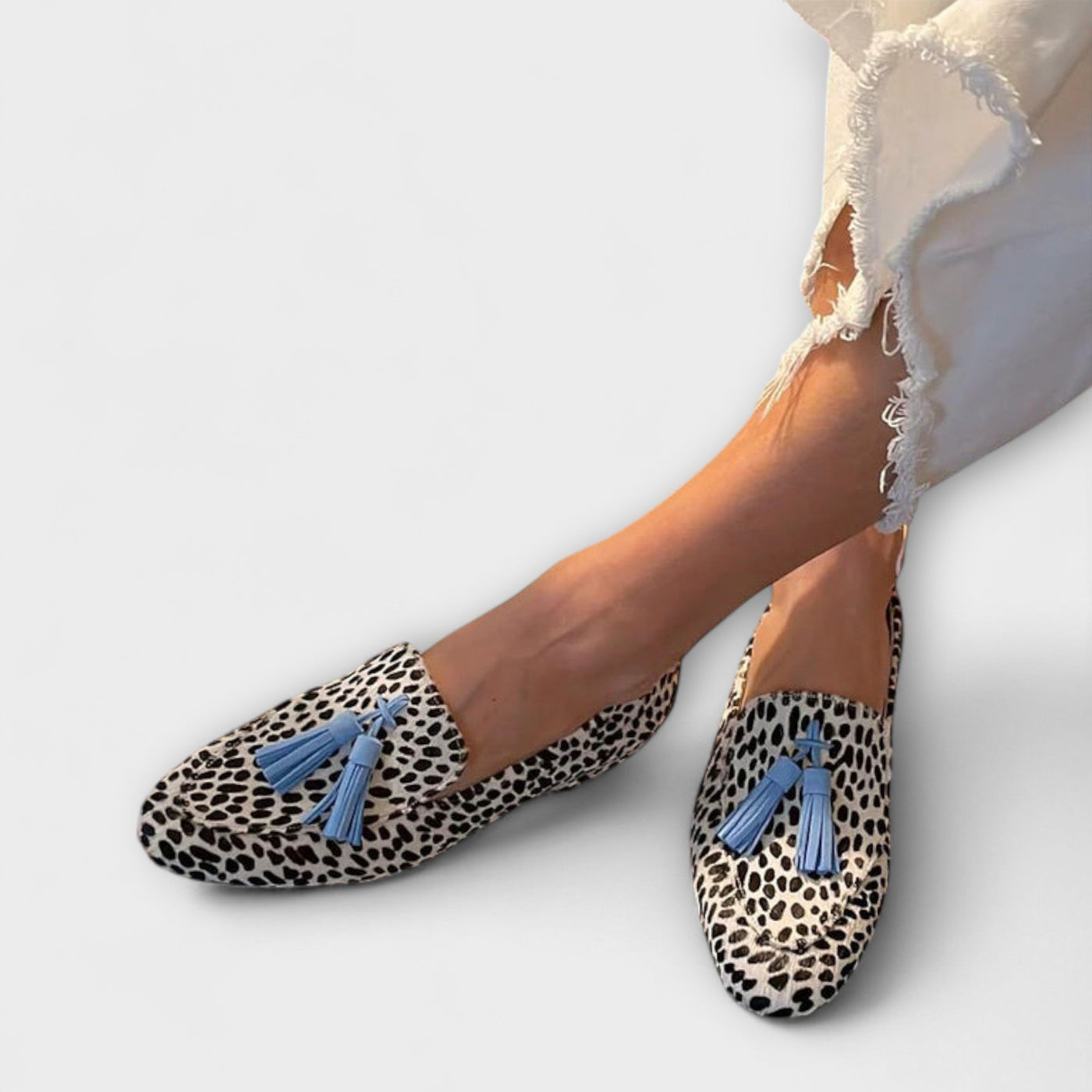 Romilly – Loafer mit unregelmäßigem Punktmuster