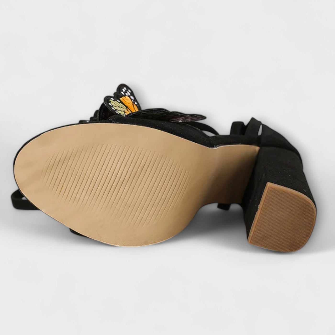 Gabriella - Mit Schmetterlingen bestickte Sandalen