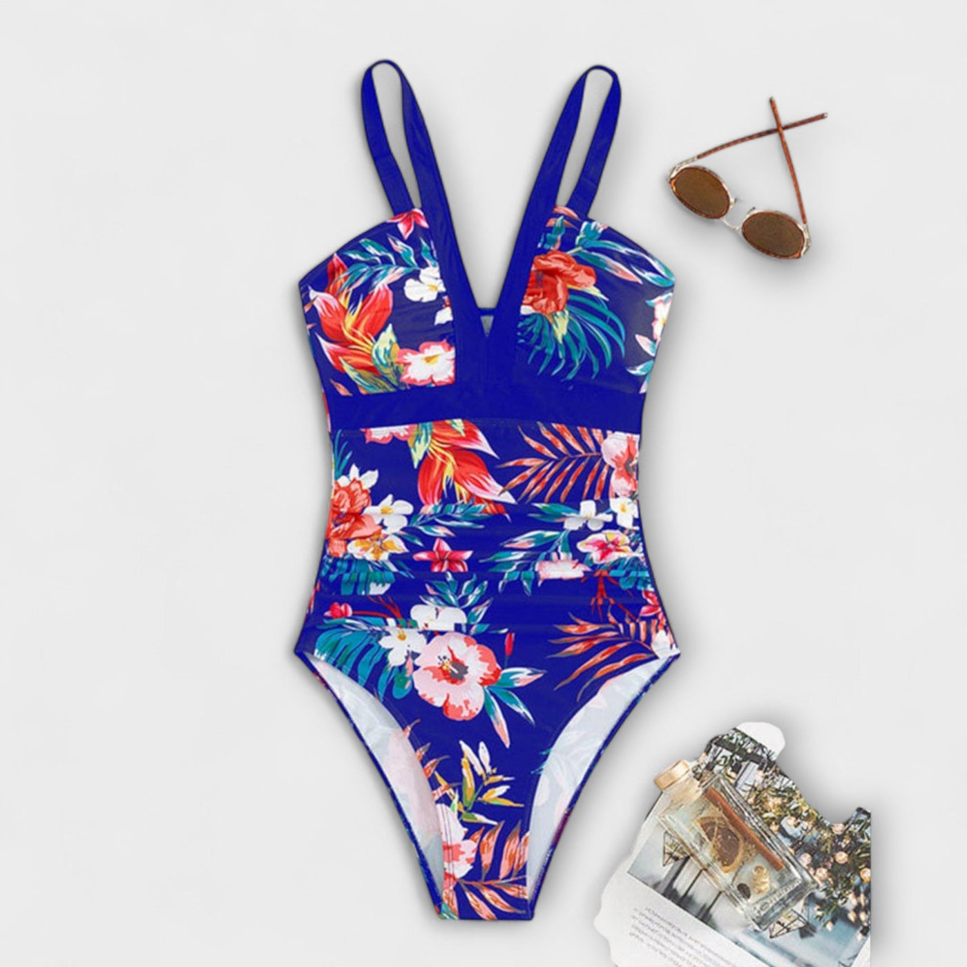 Janet – Eleganter Jumpsuit mit Blumenmuster