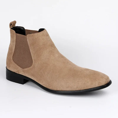 Prescott | Herren Chelsea Boots mit spitzer Zehenpartie & elastischen Seiteneinsätzen für eleganten Slip-On-Look