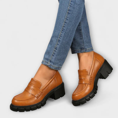Harriet - Lässige Loafer mit klobigem Absatz