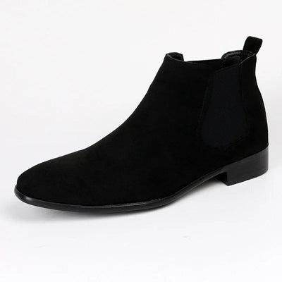 Prescott | Herren Chelsea Boots mit spitzer Zehenpartie & elastischen Seiteneinsätzen für eleganten Slip-On-Look