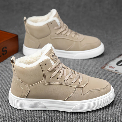 Isander | Herren Winterstiefel Hochschnitt mit Schnürung & Warmem Futter