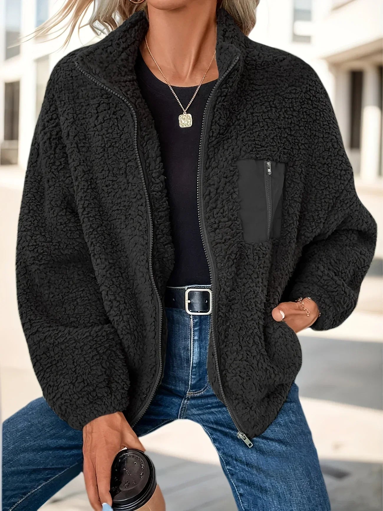 Marere | Premium Teddy Fleece Jacke