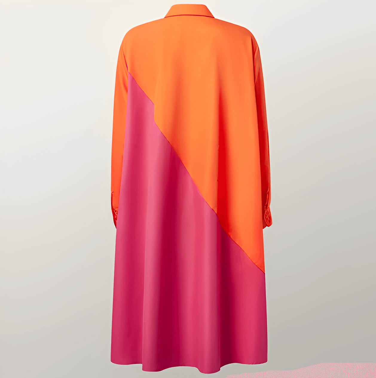 Modernes Damen Hemdblusenkleid