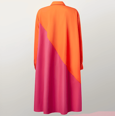 Modernes Damen Hemdblusenkleid