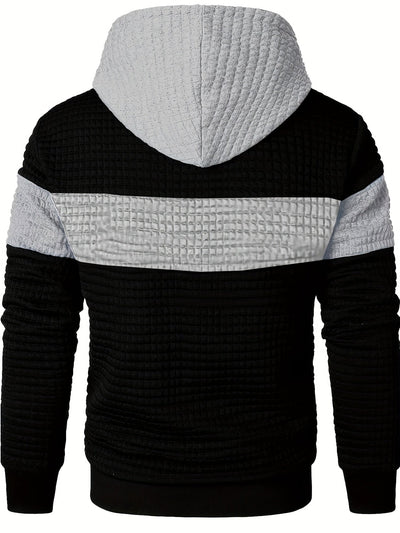 Fredric - Blockierung Stilvoller Kapuzenpullover Schweiß Hemd