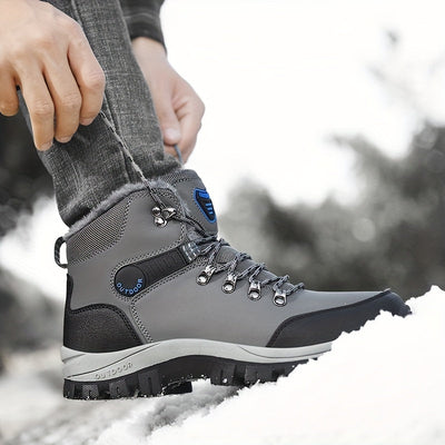 Braylen | Herren Winterstiefel Outdoor Schnürer mit Warmfutter & rutschfester Sohle