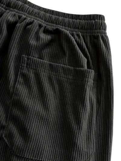 Asher - Gerade Geschnittene Hose Mit Kordelzug Der Taille