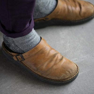 Herren Clogs Mit Verstellbarem Riemen Und Klassischem Design