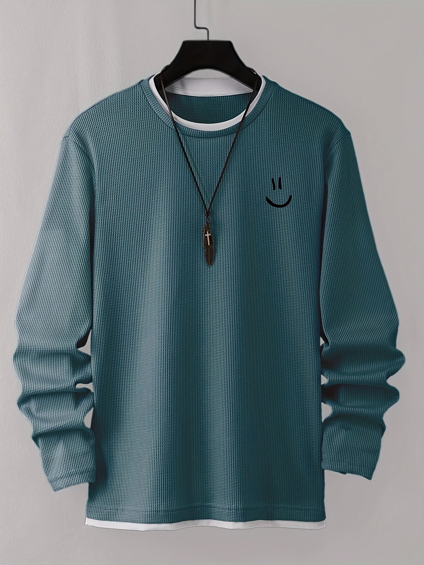 Desmond – Langärmliges Hemd Mit Gesichtsaufdruck