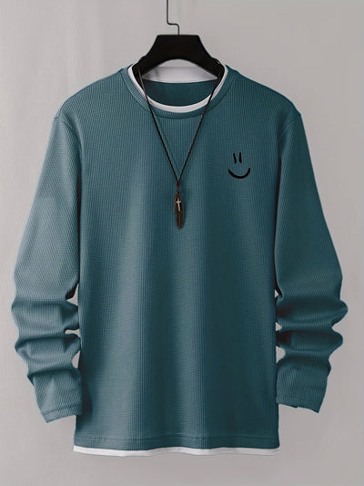 Desmond – Langärmliges Hemd Mit Gesichtsaufdruck