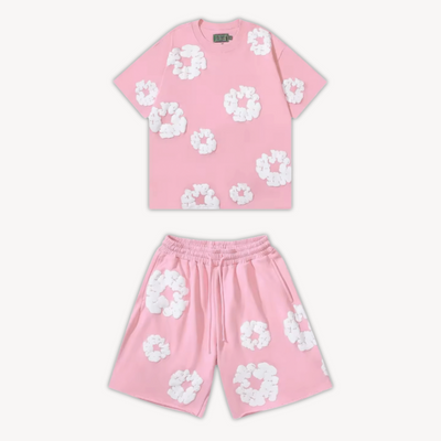 Sahari – Unisex Set mit Blumenprint aus Baumwolle