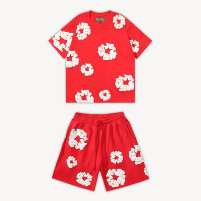 Sahari – Unisex Set mit Blumenprint aus Baumwolle