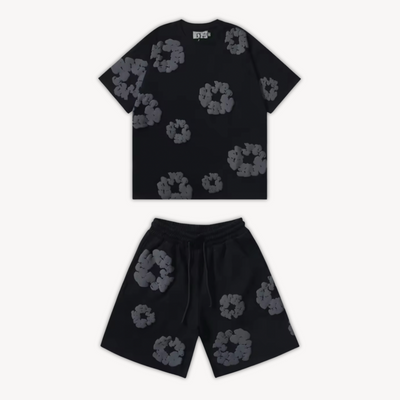 Sahari – Unisex Set mit Blumenprint aus Baumwolle