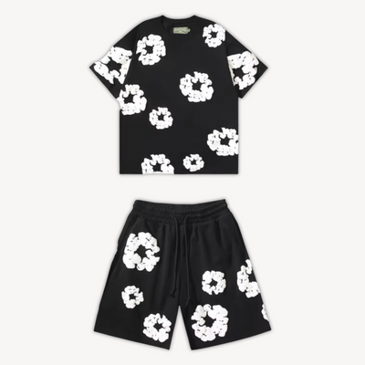 Sahari – Unisex Set mit Blumenprint aus Baumwolle