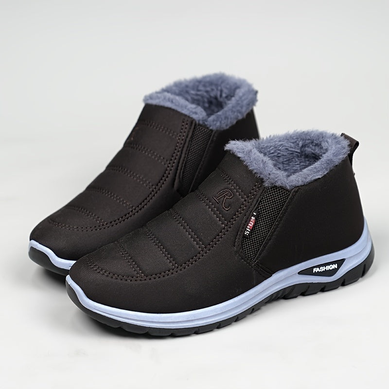 Caelen | Herren Winter-Slip-On Schuhe mit Warmfutter & elastischen Seitenteilen