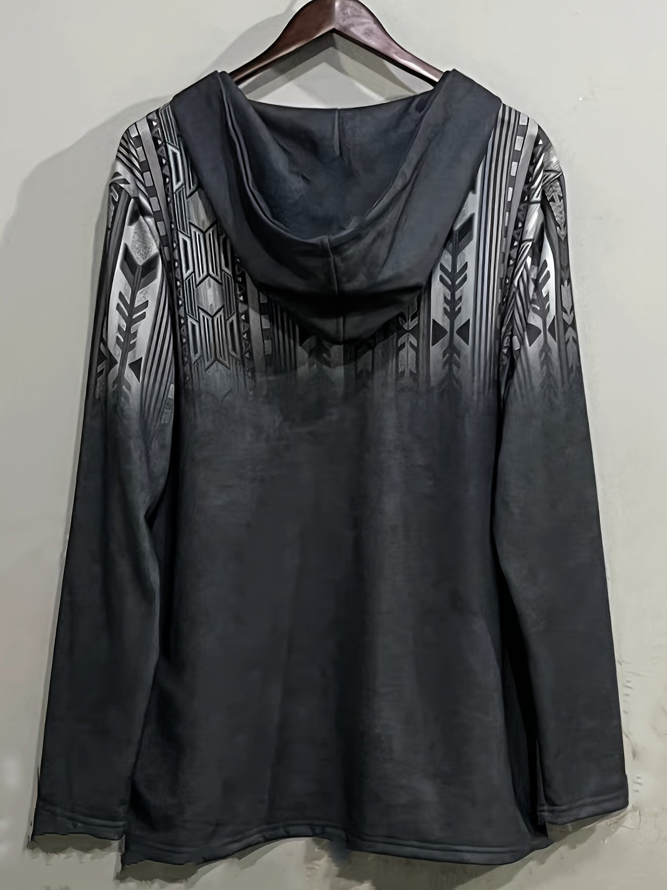 Sandeep – Lässige 3D-Gedruckte Kapuzenjacke