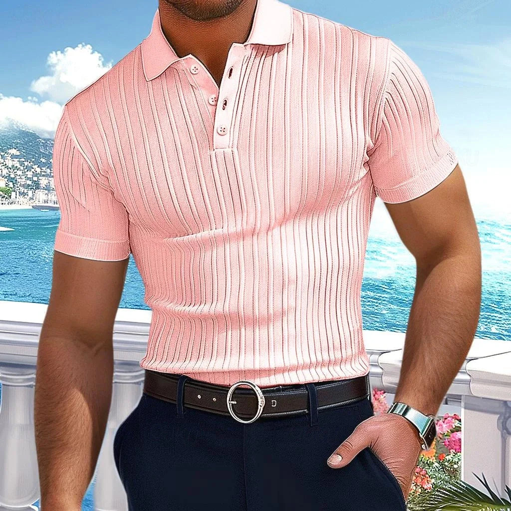 Herren Sommer Polo Mit Leichtem Stoff