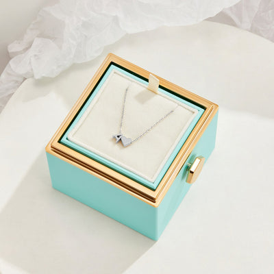 Ewige Liebe &amp; Brief Silberhalskette