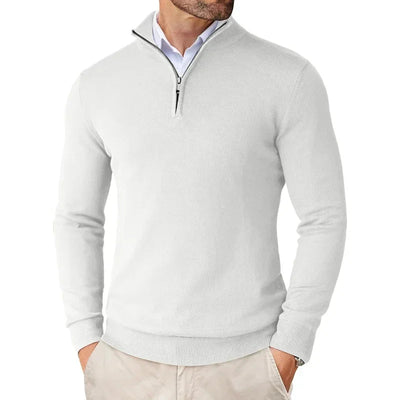 Pullover Herren | Herren Pulli Half-Zip | Strick Komfort