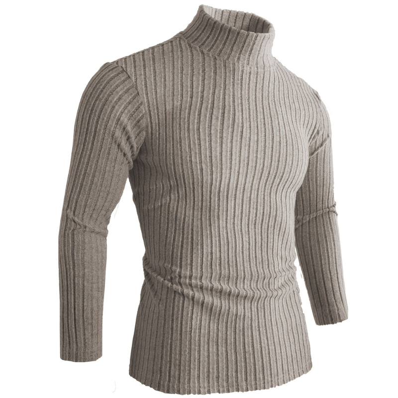 Rollkragenpullover Herren | Eleganter Pullover Herren | Schmale Passform