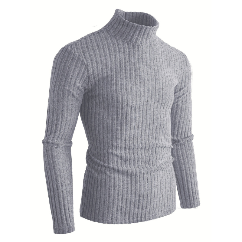 Rollkragenpullover Herren | Eleganter Pullover Herren | Schmale Passform